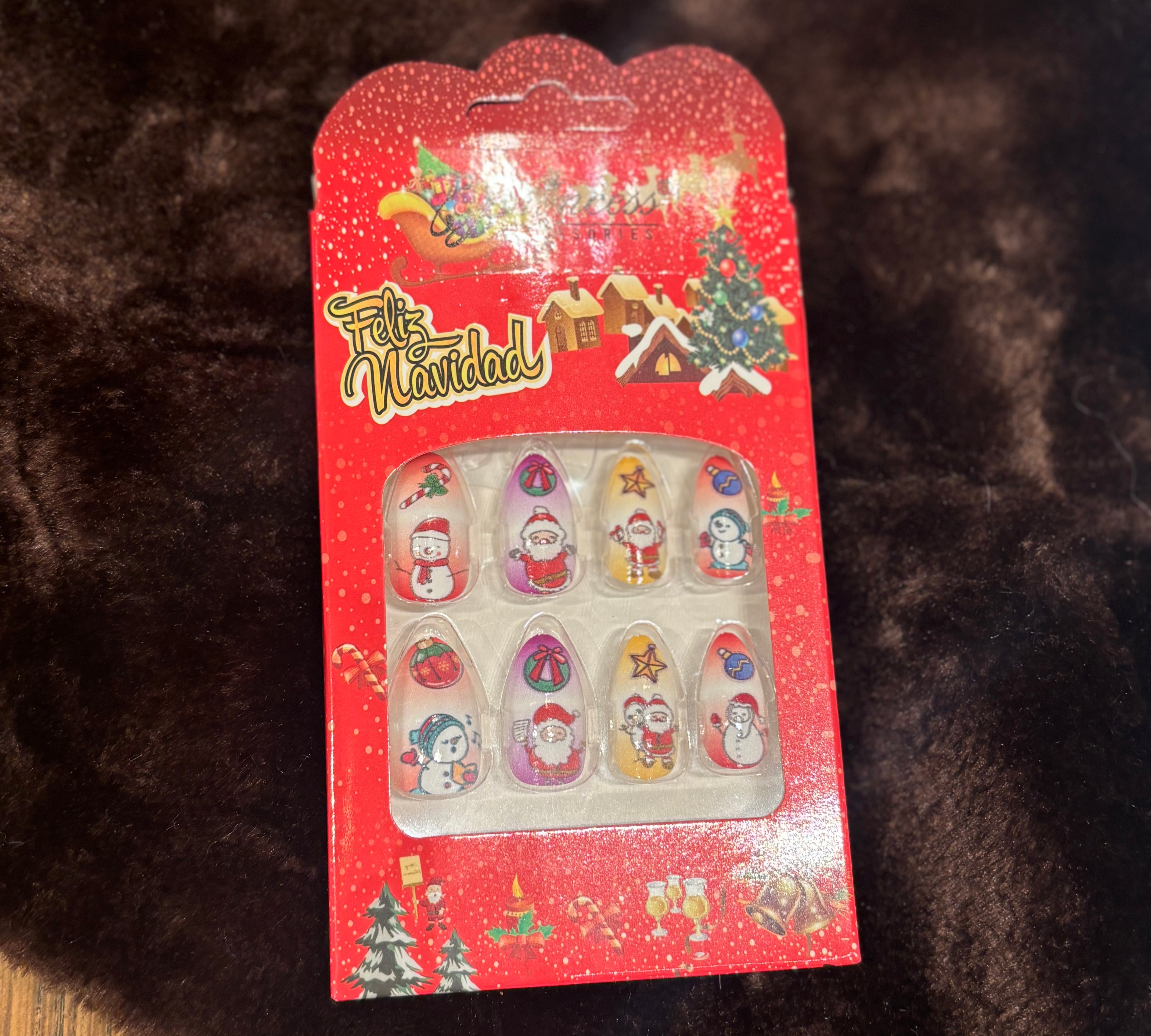 Christmas Theme Press On Nails