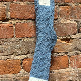 Two Tone Cable Knit Socks