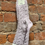 Two Tone Cable Knit Socks