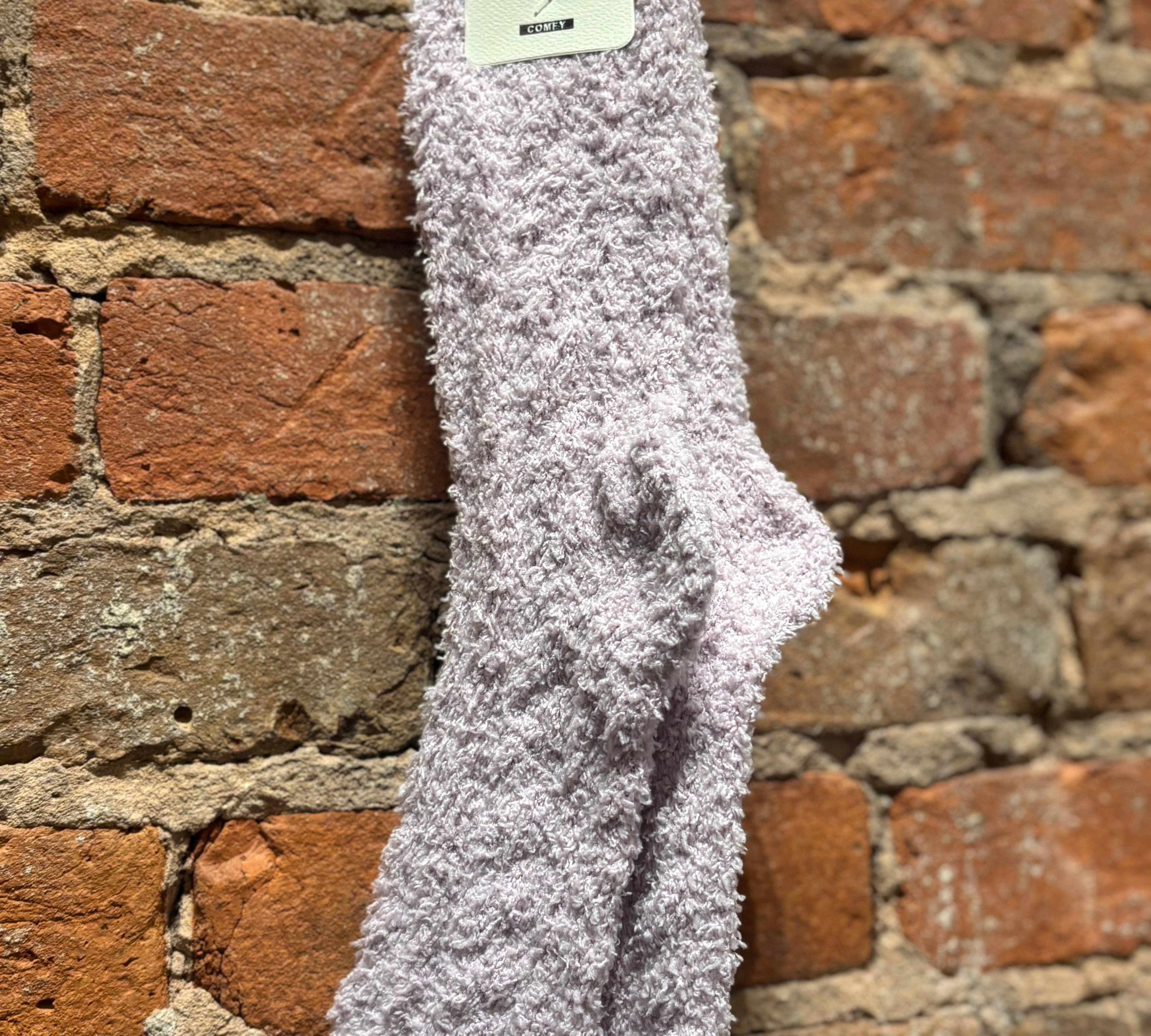 Two Tone Cable Knit Socks