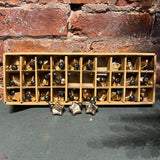 1” Gold Glass Star Orns Boxed Set of 30