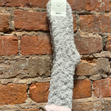 Two Tone Cable Knit Socks