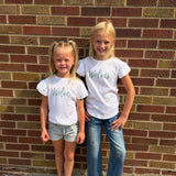 Toddler Wolves Flutter Sleeve Tee