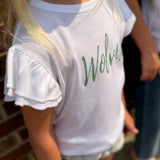 Toddler Wolves Flutter Sleeve Tee