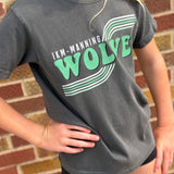 Youth Retro Rainbow Wolves Tee