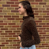 Leopard & Stone Fitted Top