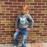 Toddler Wolves Granite Crewneck