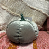 Medium Green Velvet Pumpkin 4”