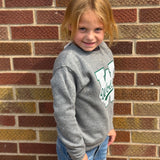 Toddler Wolves Granite Crewneck