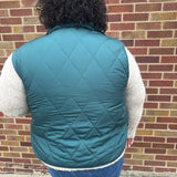 Plus Quilted Puffer Vest Jacket