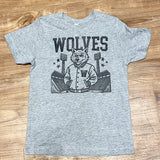 Toddler Letterman Wolves Graphic Tee