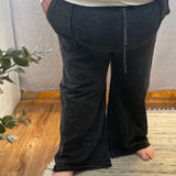 Plus Mineral Wash Cropped Pants