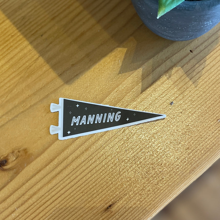 Manning Pennant Sticker