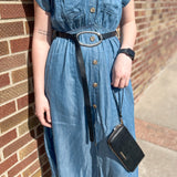 Organic Oval Tie Loop Rope Belt