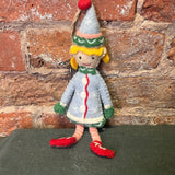 Wool Felt Elf Orn 9.5”