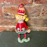 Wool Felt Elf Orn 9.5”