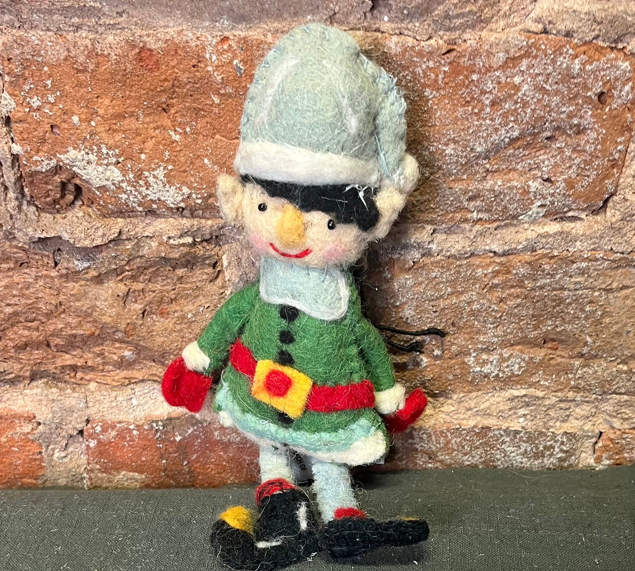 Wool Felt Elf Orn 9.5”