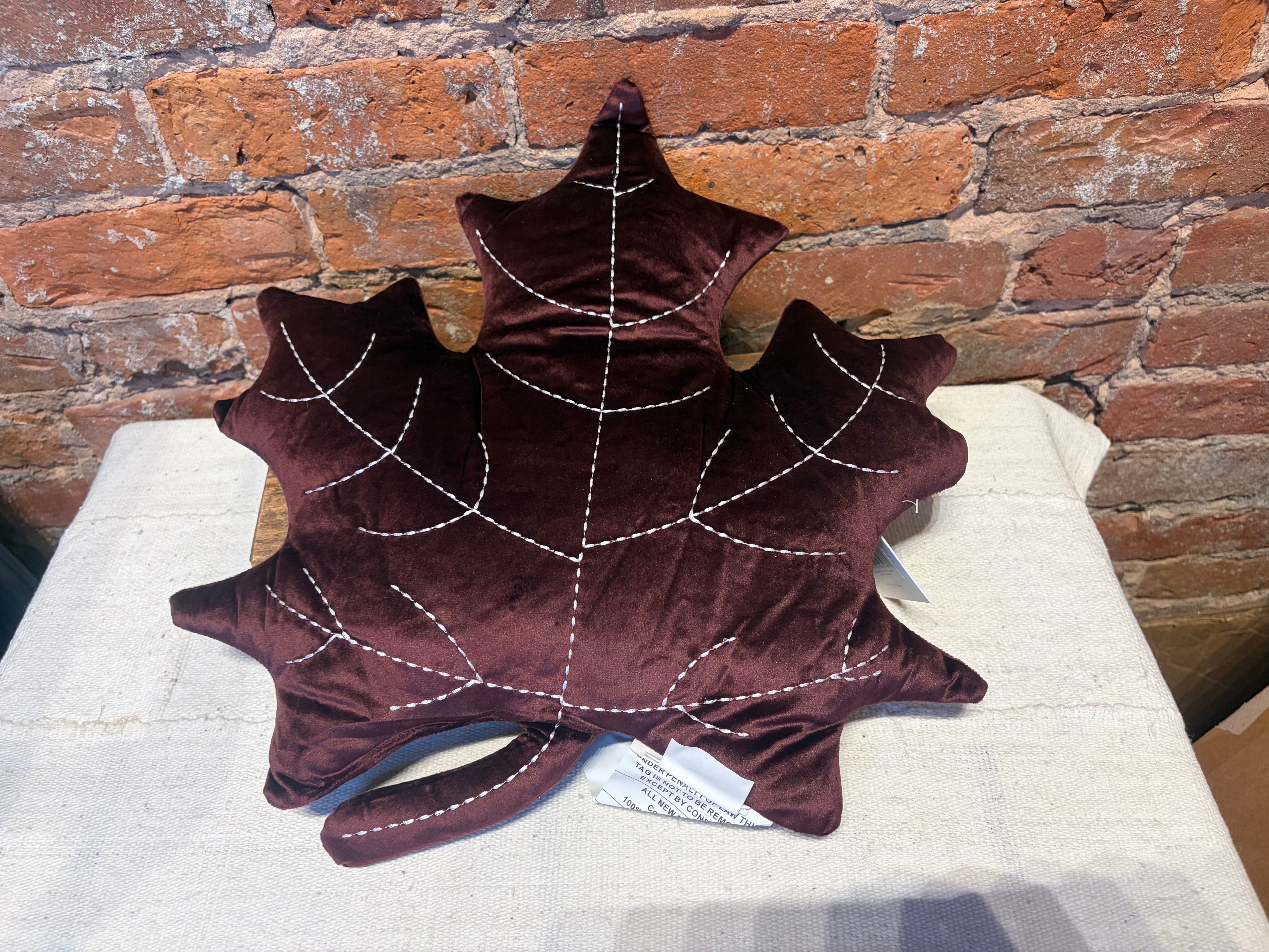 Maple Leaf Shaped Pillow 17.75"