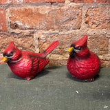 Carved Red Resin Cardinal 6”