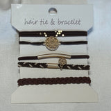 Trendy Neutral Hair Tie Bracelet