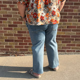 Plus Judy Blue Petite Peggy Ankle Straight Jeans