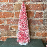 Pink Bottle Brush Tree w/ Sprinkles