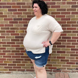 Plus Hi-Low Hem Box Top