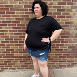 Plus Hi-Low Hem Box Top