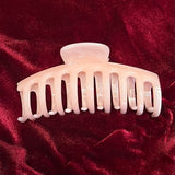 Shimmering Marble Round  Hair Claw