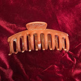 Shimmering Marble Round  Hair Claw