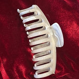 Shimmering Marble Round  Hair Claw