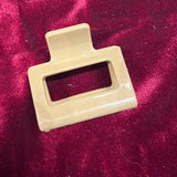 Shiny Small Rectangle Hair Claw Clip
