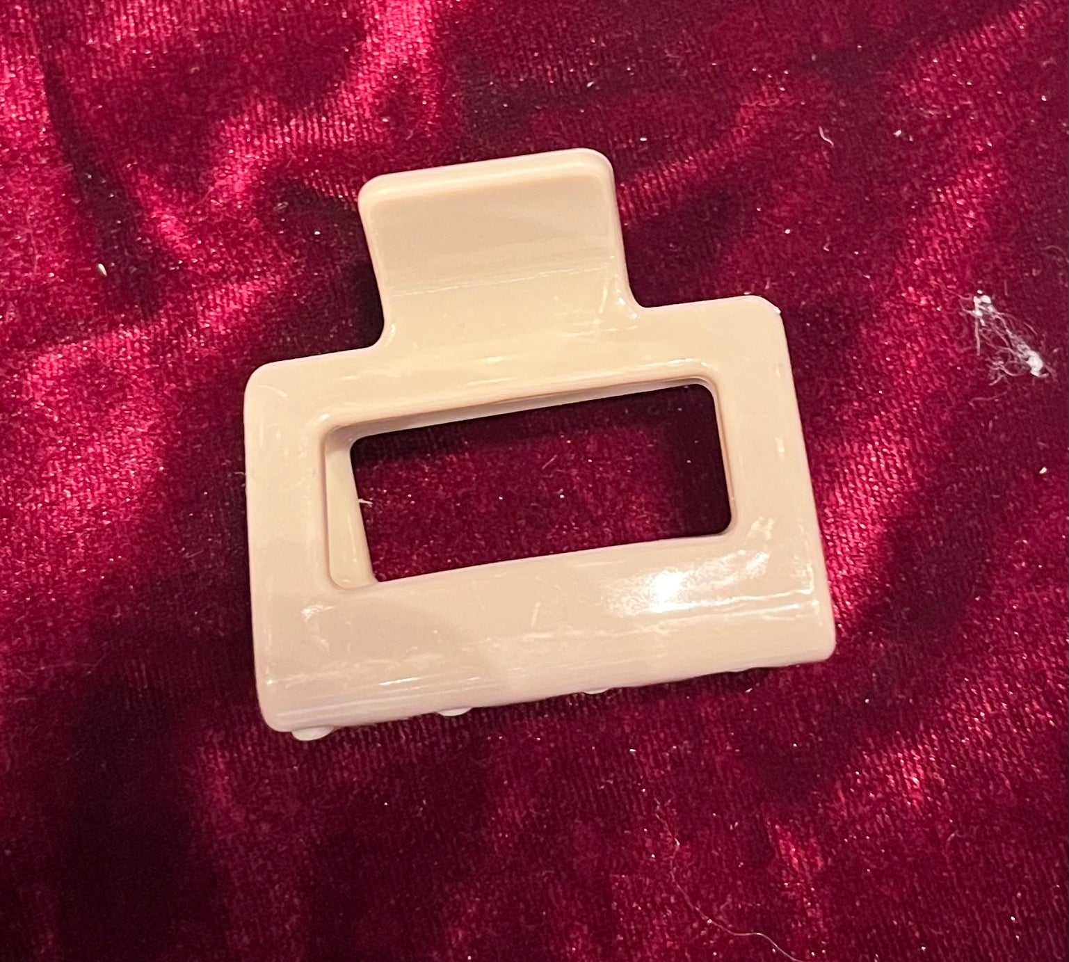 Shiny Small Rectangle Hair Claw Clip