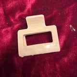 Shiny Small Rectangle Hair Claw Clip