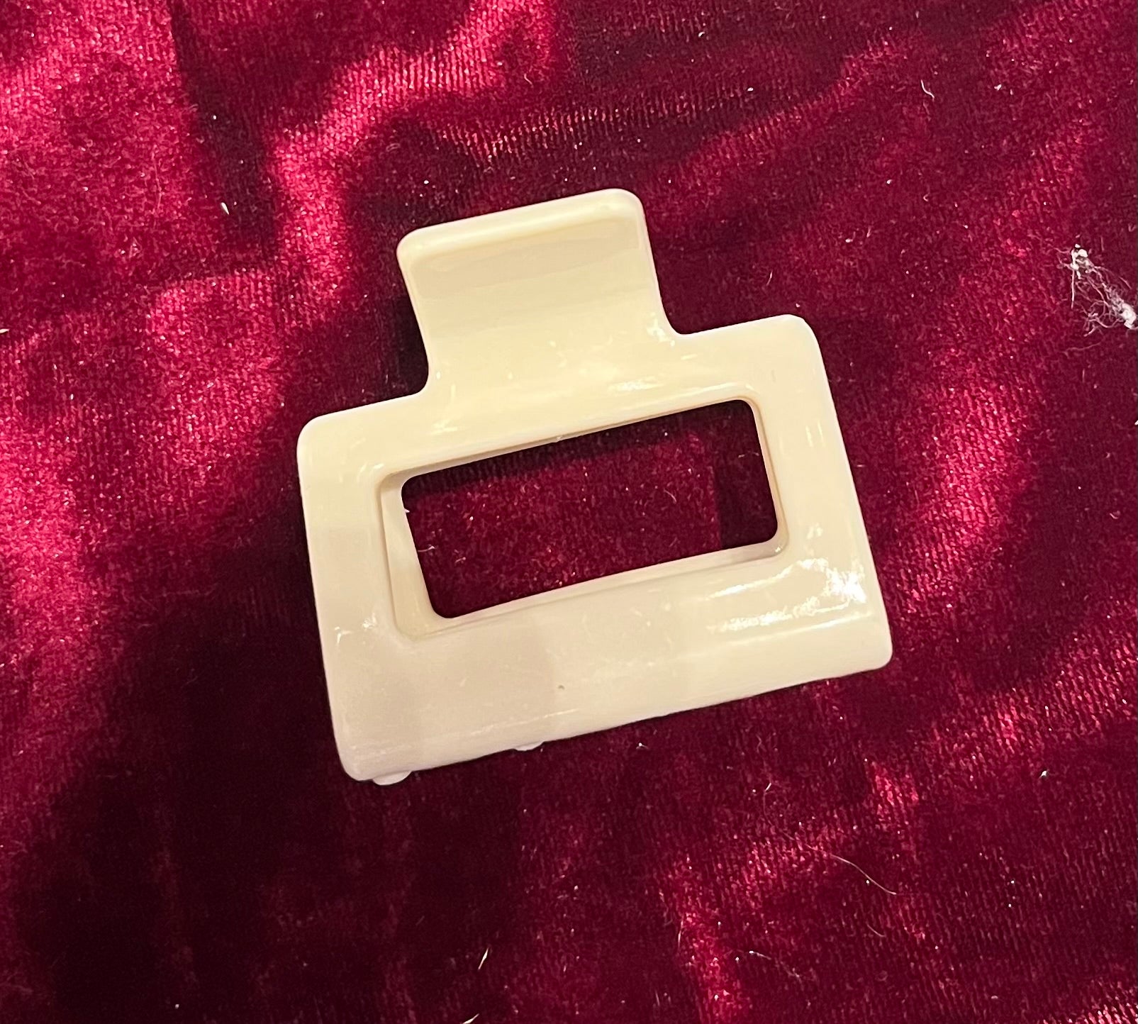 Shiny Small Rectangle Hair Claw Clip