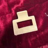 Shiny Small Rectangle Hair Claw Clip