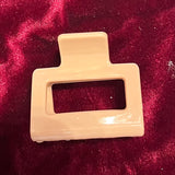 Shiny Small Rectangle Hair Claw Clip
