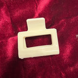 Shiny Small Rectangle Hair Claw Clip