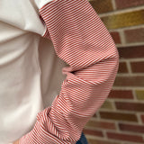 Drop Shoulder Brushed Knit Crewneck