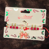 Christmas Theme Beaded Bracelet