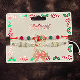 Christmas Theme Beaded Bracelet