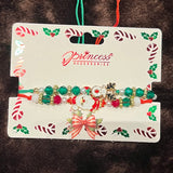 Christmas Theme Beaded Bracelet