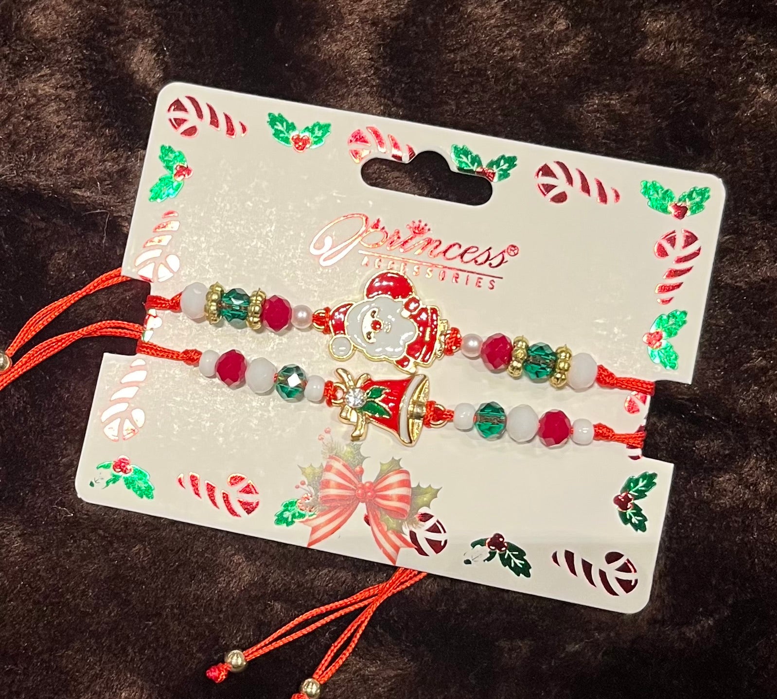 Christmas Theme Beaded Bracelet