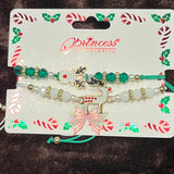 Christmas Theme Beaded Bracelet
