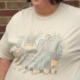 Houseplant & Skeleton Graphic Tee