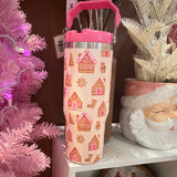 Gingerbread Wonderland Travel Tumbler