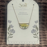 Pressed Flower Necklace