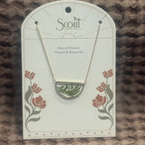 Pressed Flower Necklace