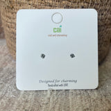 Trio Ball Cz Earring
