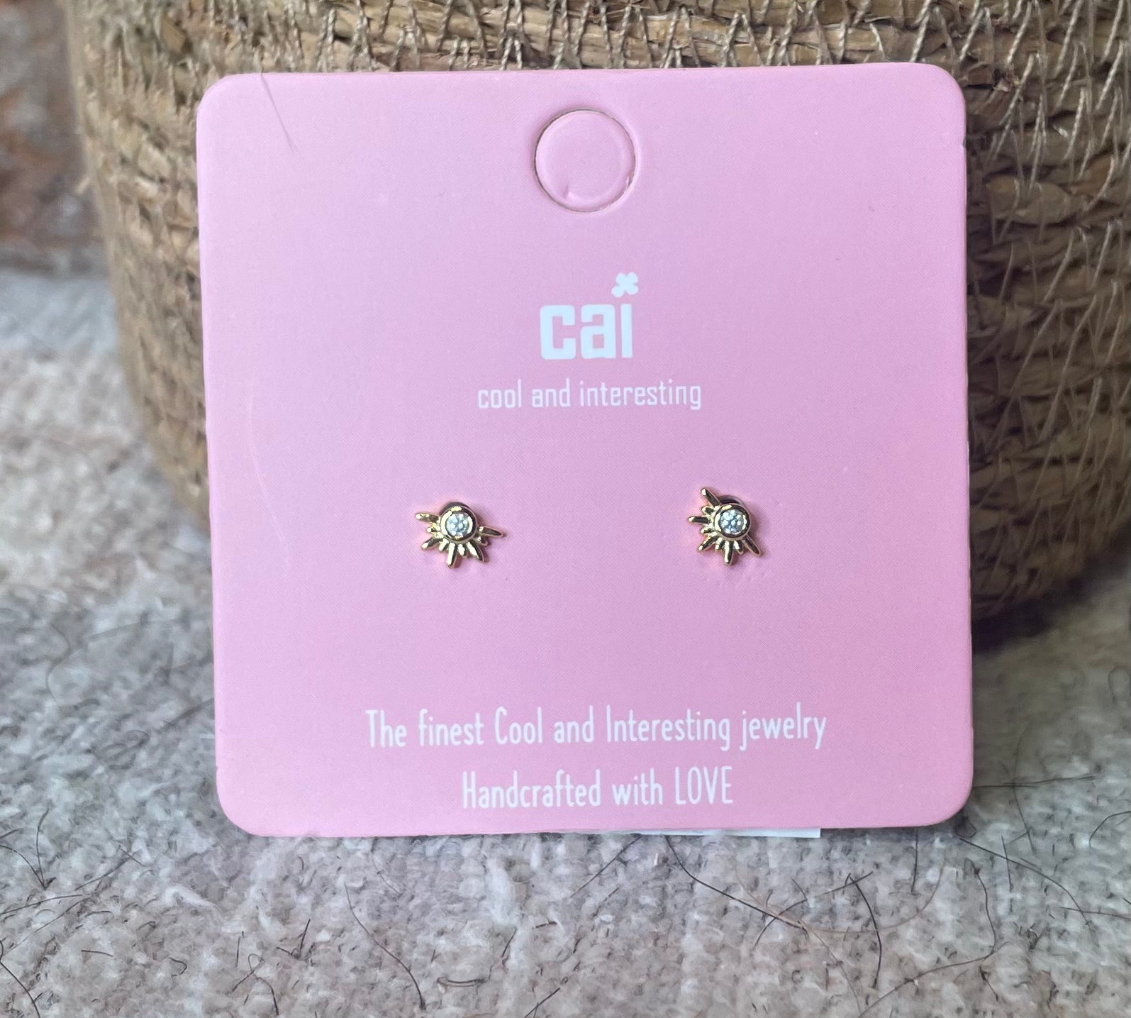 Sunburst Cz Earring